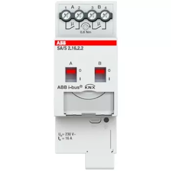 ABB Stotz S&J aktuator przełączający 2-kanałowy, 16A, REG SA/S2.16.2.2 (2CDG110261R0011)