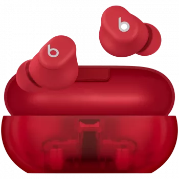 Beats Solo Buds - Bezprzewodowe słuchawki douszne - przezroczysty czerwony, model A3151 A3150 A3152