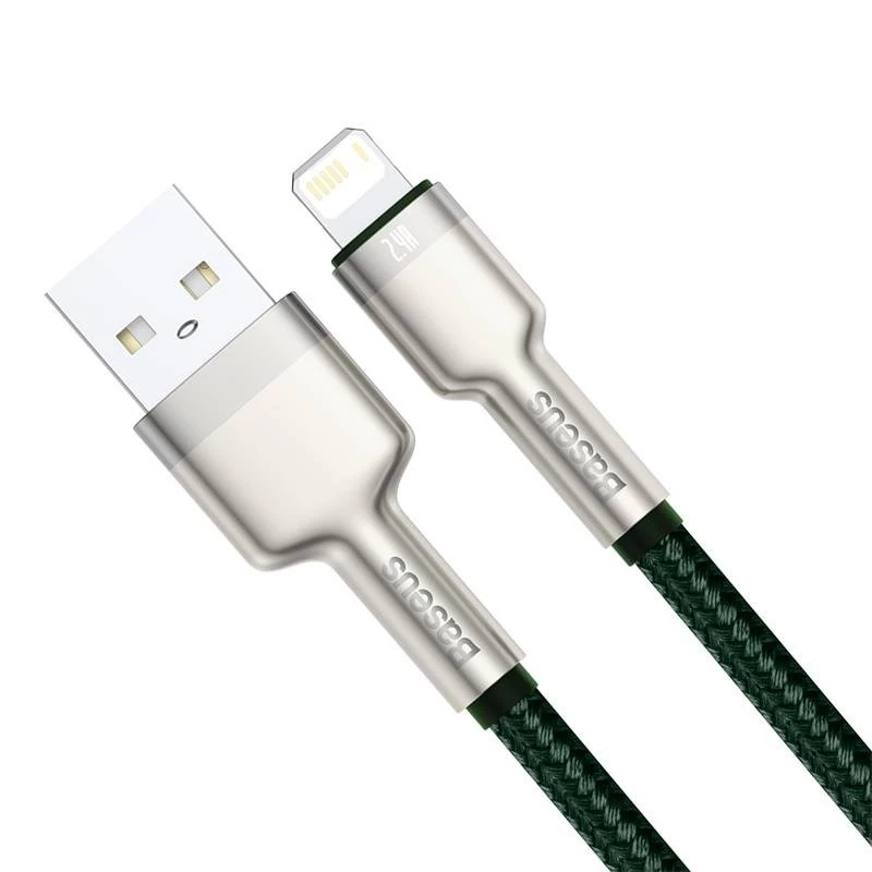Kabel USB-A do Lightning Baseus 1 m, zielony