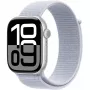 APPLE Watch Series 10 GPS 46mm srebrna aluminiowa koperta z pętlą sportową niebieski Cloud
