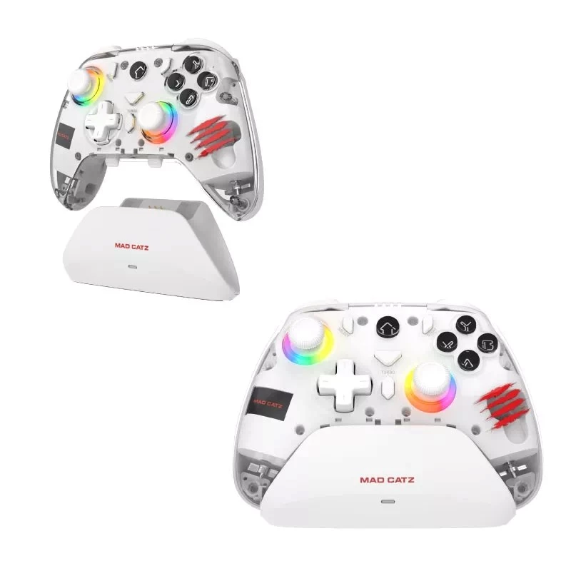 Kontroler do gier Mad Catz C.A.T. 17 CUSTOMIZABLE — przewodowy gamepad, programowalne przyciski, ergonomiczny design