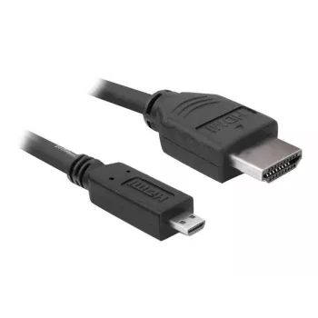 DeLOCK - Kabel wideo/audio - HDMI - 32 AWG - HDMI, 19-pin (M) - 19-pin Micro-HDMI (M) - 3 m (82663)