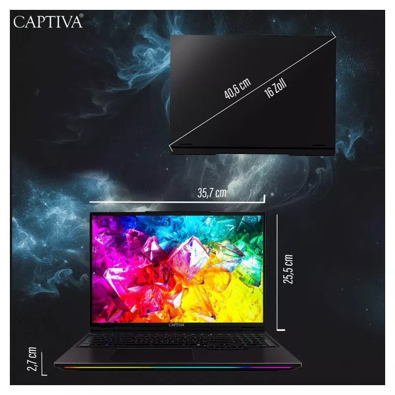 Captiva Notebook Ultimate Gaming R95-062GE 64GB/4TB SSD RTX5090 Win 11