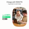 Kabel USB-C-USB-C PowerStream 100W pleciony 1,2m biały
