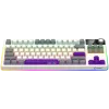 LORGAR KBP70TKLW, Bezprzewodowa mechaniczna klawiatura gamingowa TKL Pro, Beżowa, układ EN
