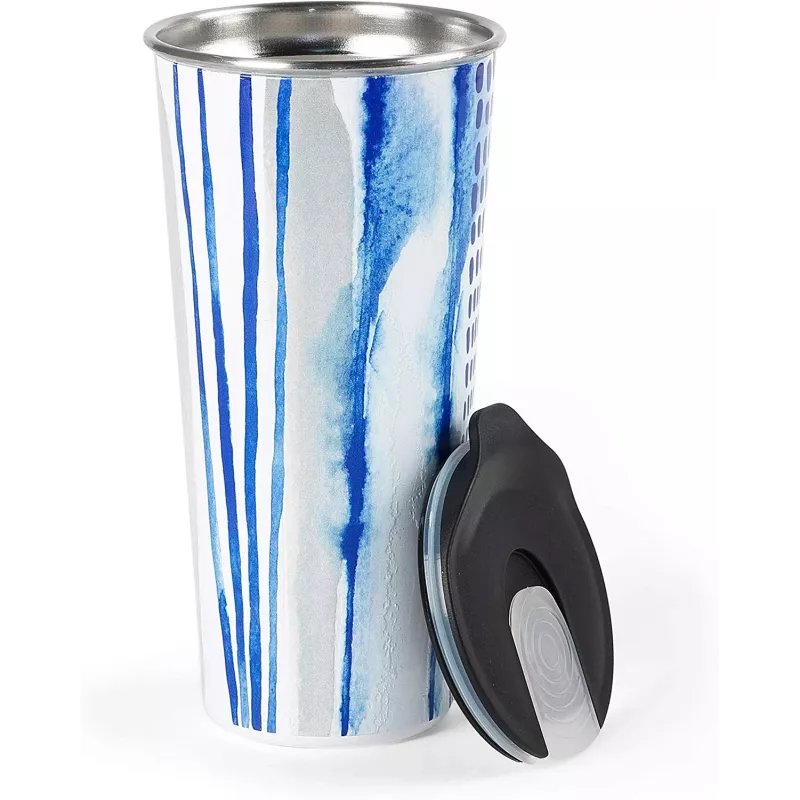 Kubek niekapek Cambridge CM07158 z pokrywką, 300 ml, odporny na rozlanie kubek do picia