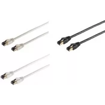 ShiverPeaks BS08-41020 - 1 m - Kat.8.1 - F/FTP (FFTP) - RJ-45 - RJ-45 - Szary