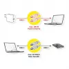 ROLINE RM USB 3.2 Gen 2 kabel, C-C, ST/ST, 4K UHD-1, 10Gbit/s, Emark, 100W, czarny, 1 m