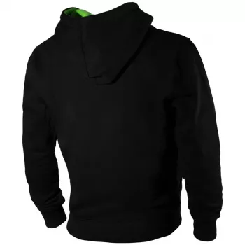 GamersWear SPROUT Basic bluza z kapturem na zamek rozm. M czarna/zielona