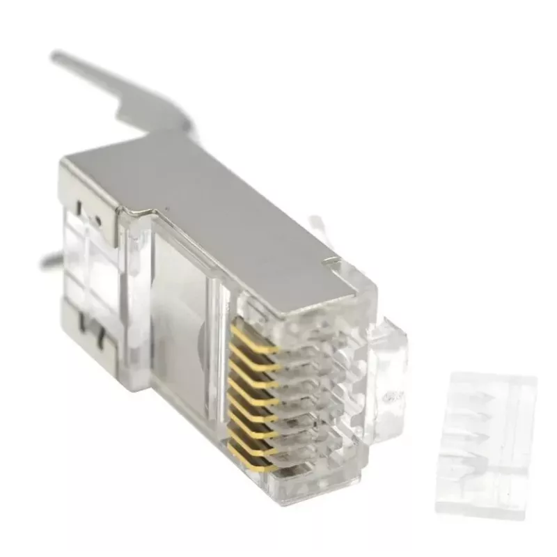 Złącza RJ45 GEMBIRD CAT7 8P8C pozłacane 15µ FTP/SFTP opakowanie 50 szt.