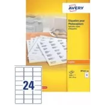 Samoprzylepne etykiety Avery Laser Labels biały 105 x 58 mm DPS10 1000 szt.