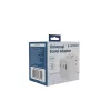 Podróżny zasilacz sieciowy GEMBIRD TPA-1A2C20-01-W — 20 W, USB-A (18 W) + 2× USB-C (20 W), wtyczka typu E, biały
