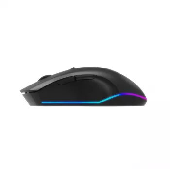 Bezprzewodowa mysz optyczna RF Gembird MUSGW-6BL-02 — praworęczna, 3200 DPI, 6 przycisków, czarna, RGB