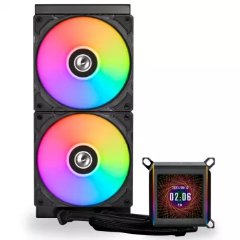 Zestaw chłodzenia cieczą procesora Lian Li GA II LCD 12 cm Biały
