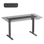 Biurko elektryczne z regulacją wysokości Ergo Office, maks. wysokość 1160 mm, maks. - 80 kg, bez blatu sit-stand, czarne, ER-400 B