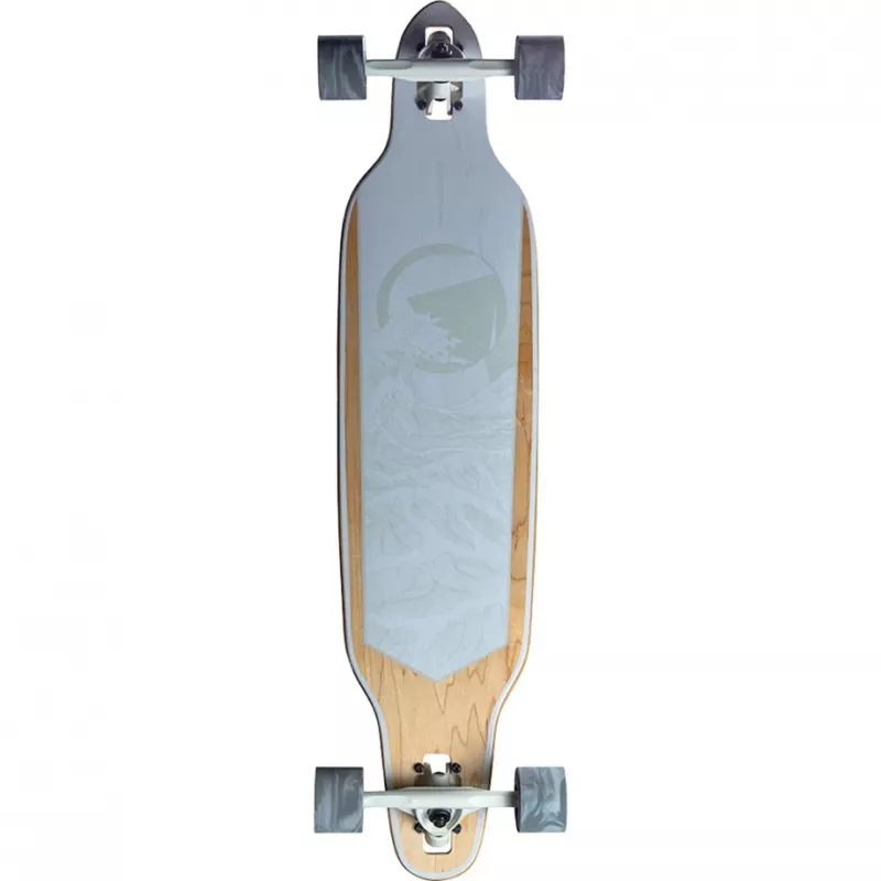 Longboard RAM Solitary Blanc de blanc — longboard RAM, wykończenie biało-szare