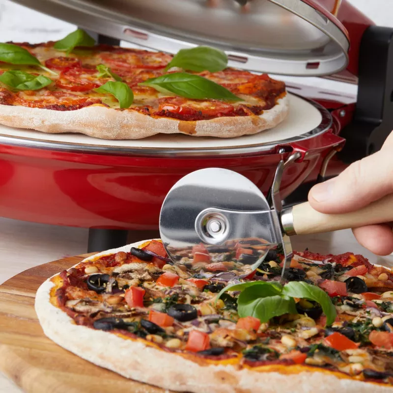 Maszynka do pizzy Petra PT5666VDE Bella Pizza 1200W powierzchnia nieprzywierająca, blatowy piec do pizzy