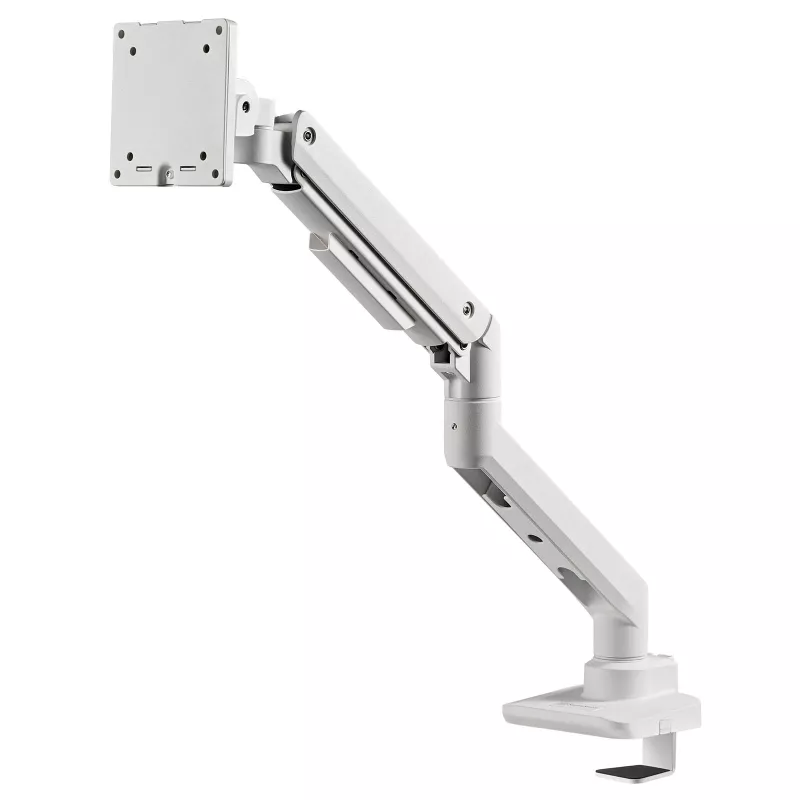 Ramię monitora SILVERSTONE SST-ARM14 regulowana wysokość uchwyt VESA do pojedynczego wyświetlacza, srebrny