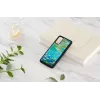 Etui ochronne iKins na telefon Samsung Galaxy S20 — Czarny Wzór Lilii Wodnych