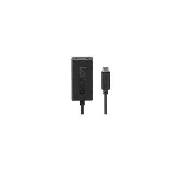 Lenovo 4X90Q93303 adapter kabla wideo 0,2 m USB Type-C DisplayPort Czarny