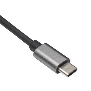 Akyga AK-AD-65 karta sieciowa USB-C – Gigabit Ethernet, RJ45, 15 cm, srebrna