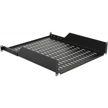 Półka rack LOGON RAS410BL czarna 50 kg 19 cali
