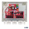 Zewnętrzny przełącznik PoE ATTE IP-9-11-L2 10-portowy — model 16806, przeznaczony do pracy na zewnątrz, Power over Ethernet
