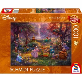 Thomas Kinkade Studios: Disney - Robin Hood, Puzzle 1000 elementów