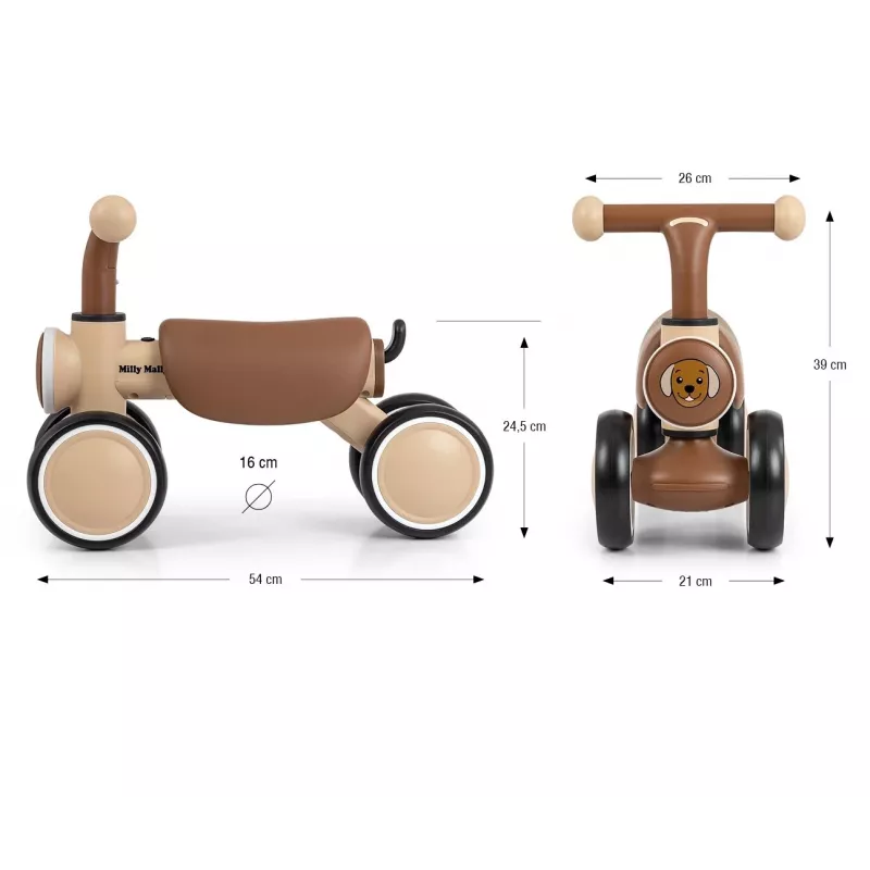 Pojazd jeździk York Beige Puppy