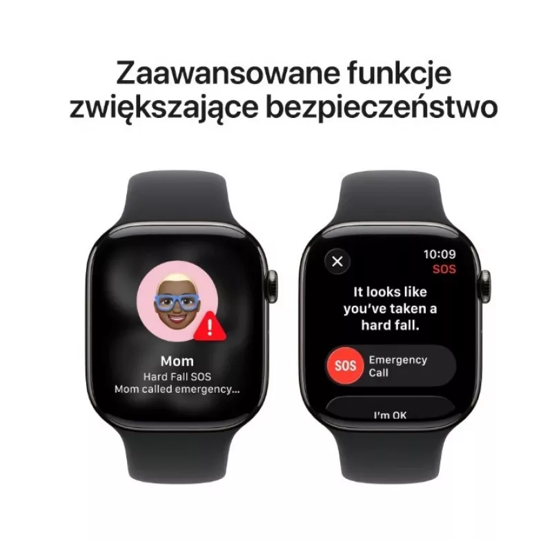 Smartwatch Apple Watch Series 11 GPS + Cellular 42mm Slate Titanium Case Black Sport Band S/M