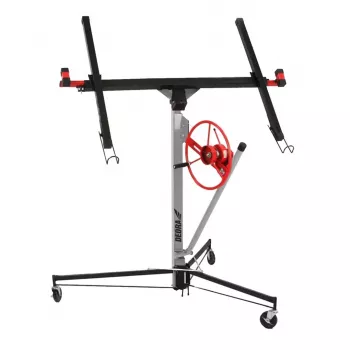 Podnośnik do płyt gipsowo-kartonowych Dedra N1105 do płyt kartonowo-gipsowych, wysokość 140–325 cm, udźwig 60 kg