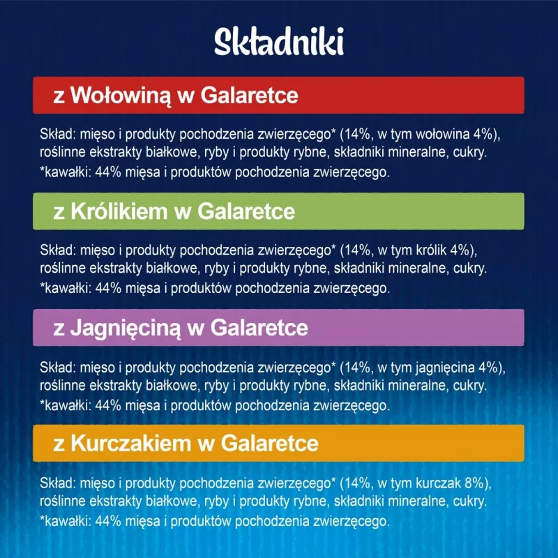 Felix Fantastic wiejskie smaki w galaretce - mokra karma dla kotów - 24x 85g