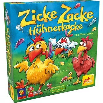 Zicke Zacke Chicken Cha Cha Cha, gra planszowa Gra Roku dla Dzieci 1998