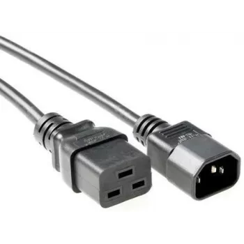 Microconnect PE0191450 kabel zasilający Czarny 5 m wtyk C19 gniazdo C14