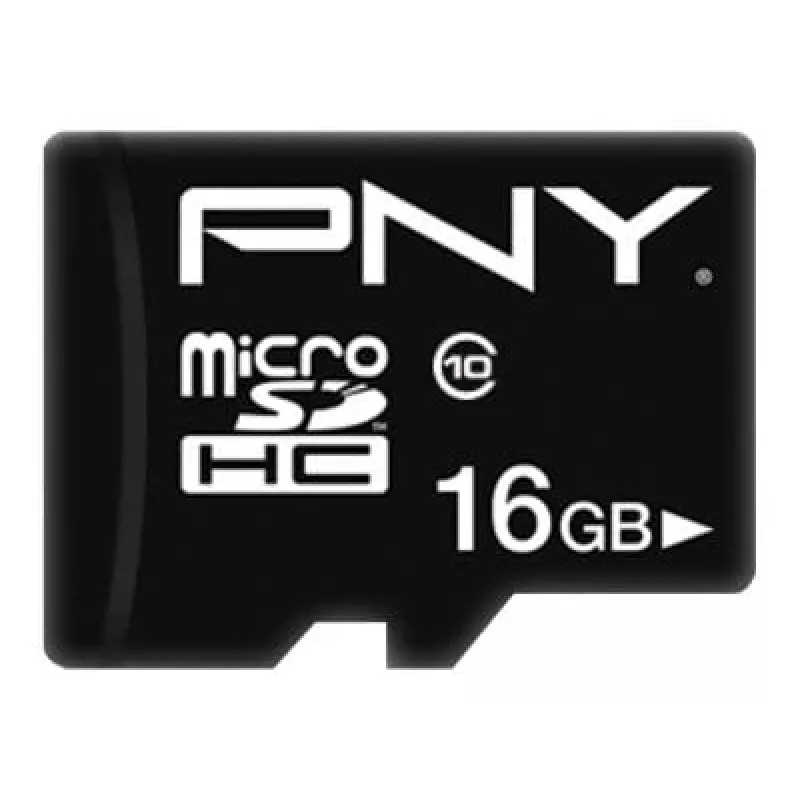 MicroSDHC PNY 16GB Class 10 Czarny P-SDU16G10PPL-GE