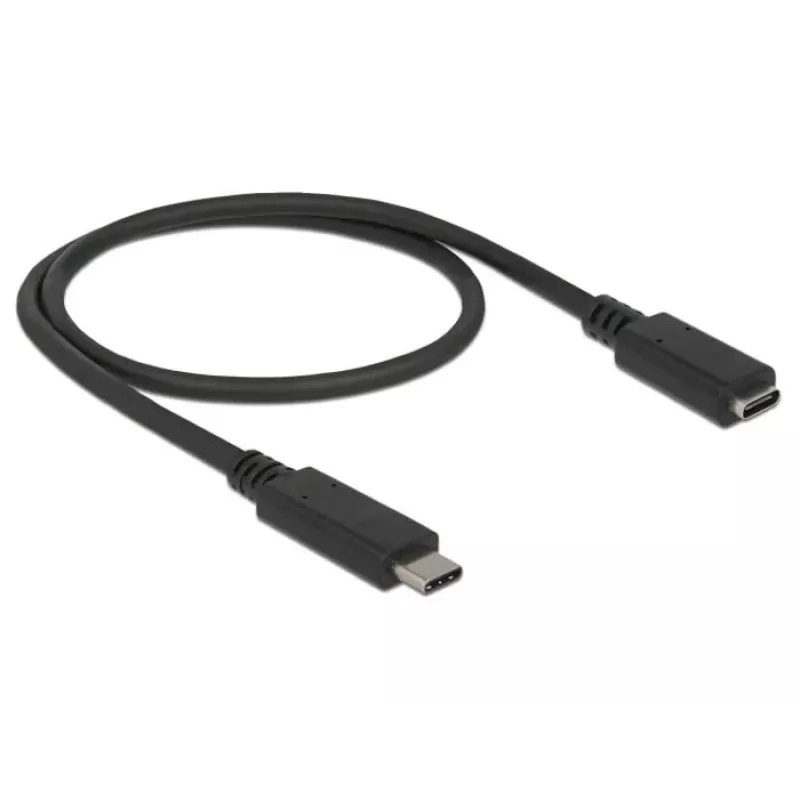 Kabel USB DeLOCK 85532 USB 3.2 Gen 1 0.5m USB C Czarny
