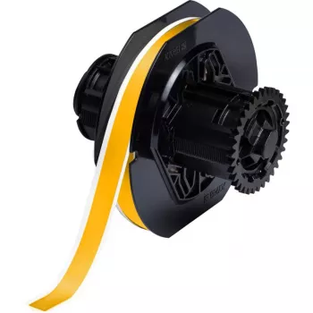 Samoprzylepna etykieta winylowa do drukarek Brady B30C-500-7569-YL, żółta, szerokość 1,27 cm