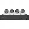 Foscam FN9108E-T4-2T LAN IP-Überwachungskamera-Set 8-Kanal mit 4 Kameras 3072 x 1728 Pixel (FN9108E-T4-2T)