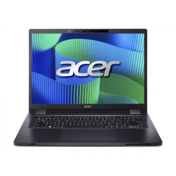 Acer | TravelMate TMP414-53-G2-TCO-585Q | Niebieski łupkowy | 14 cali | WUXGA | 1920 x 1200 pikseli | Intel Core 5 | 120U | 16 GB | DDR5 | Pojemność dysku SSD 256 GB | Intel Iris Xe