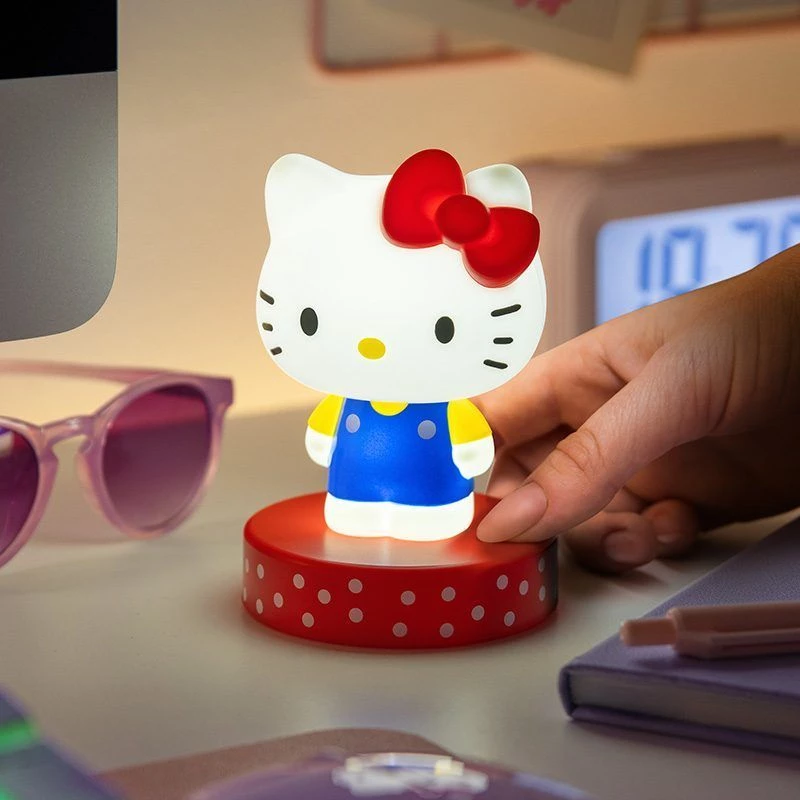 Lampa stołowa Paladone Hello Kitty Icon Light — dekoracyjna lampka LED z ikoną, kompaktowe oświetlenie nocne