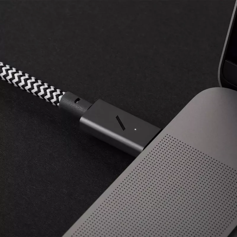 Kabel USB-C na USB-C Native Union Belt kabel Pro 240W, 2,4 m, USB 2.0, 0,48 Gbit/s, zielony
