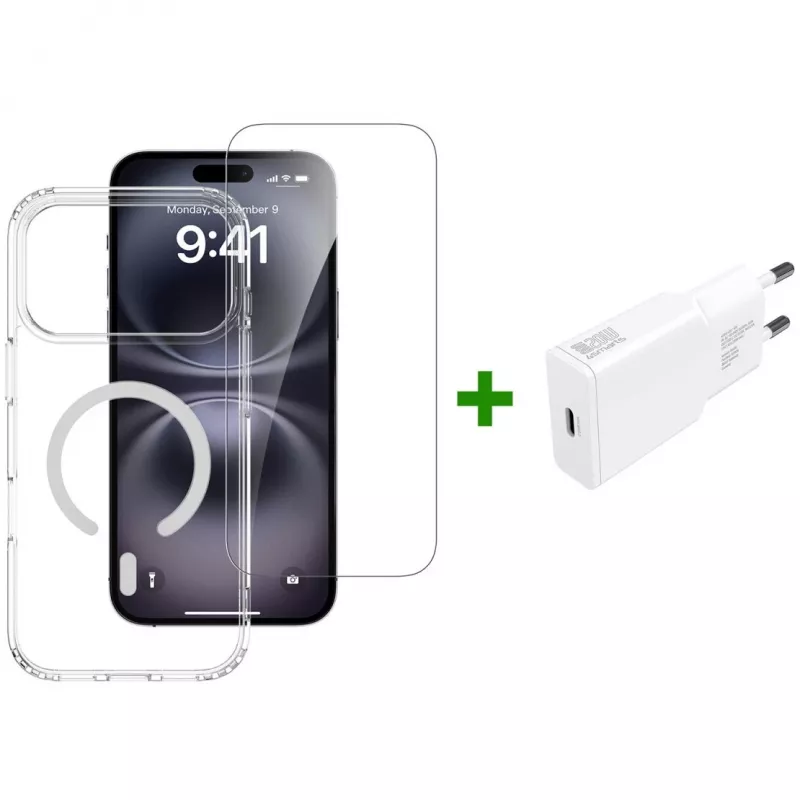 4smarts 3in1 Premium Starter Set do Apple iPhone 17 Pro Max, zgodny z MagSafe