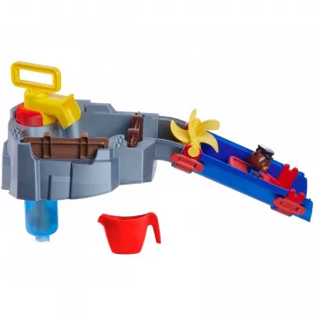 Zestaw kąpielowy Simba‑Dickie Aquaplay Sploshy Mountain – plastikowy, dla dzieci od 1,5 roku życia (niebieski/brązowy/czerwony/żółty)