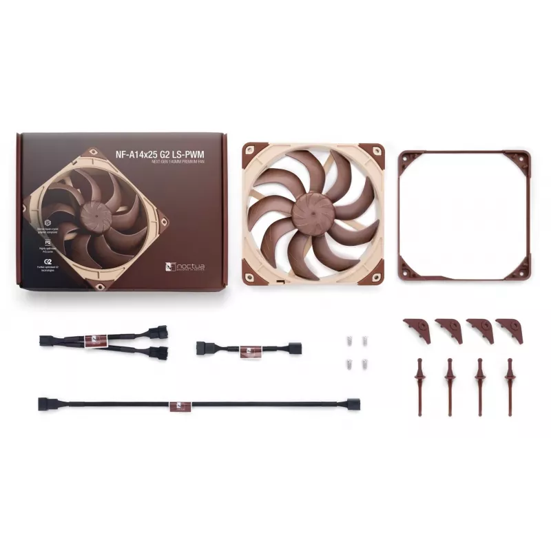 Noctua NF-A14X25 G2 LS-PWM 140mm wentylator obudowy