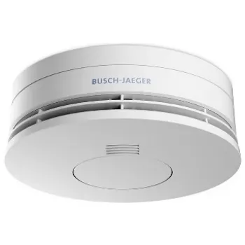 Czujnik dymu Busch-Jaeger 2CKA006800A2717 optyczny przewodowy, bateria 3 V, Ø 120 mm, H 47,5 mm