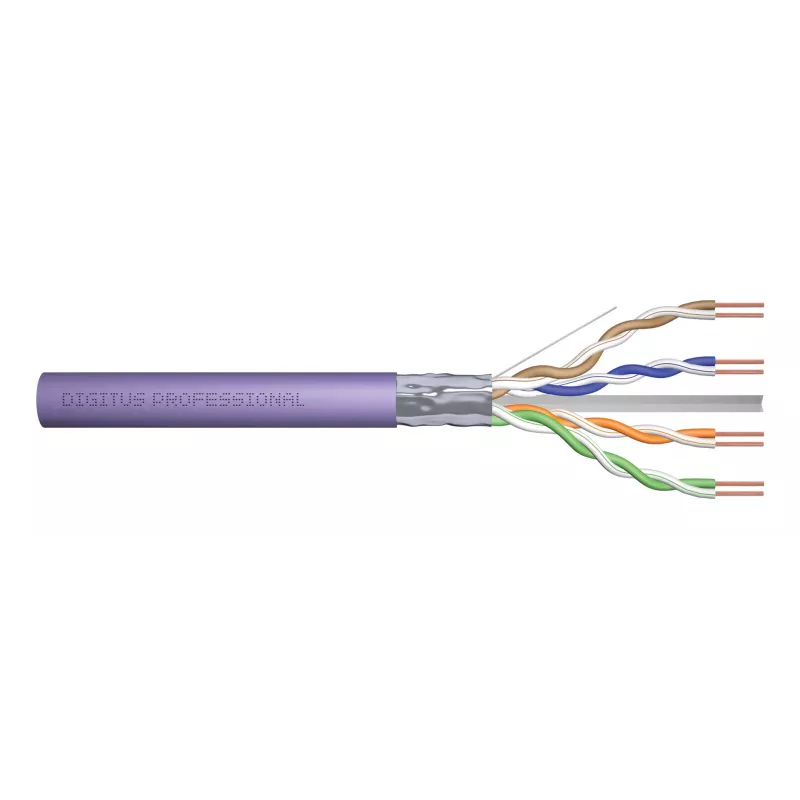 Kabel sieciowy Digitus DK-1624-VH-1 F/UTP kat.6 100m czarny