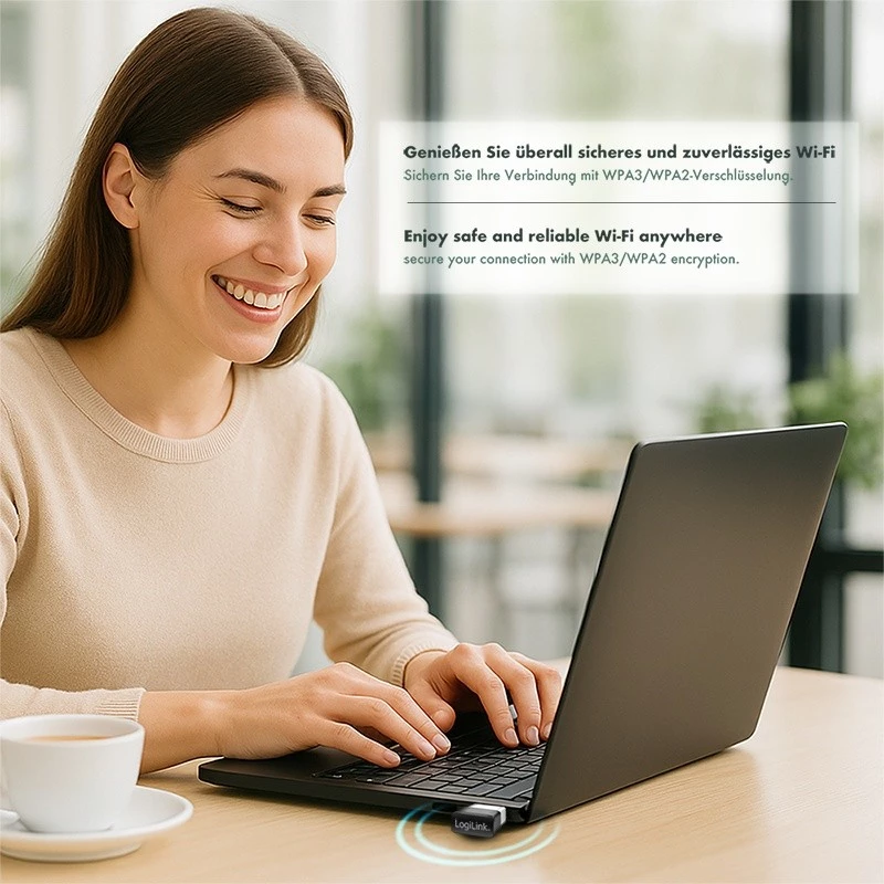 Bezprzewodowy adapter USB WLAN, 11ac, 650 Mbit