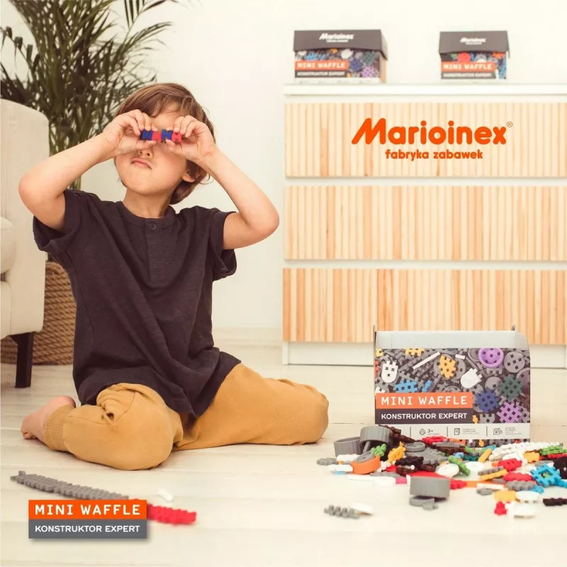 Marioinex Mini Waffle klocki konstrukcyjne Constructor Expert, 501 elementów