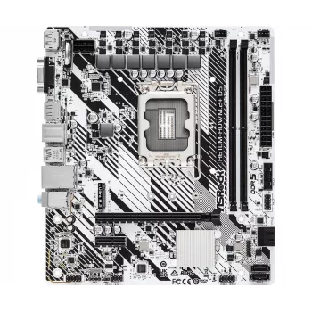 Płyta główna ASRock H610M-HDV/M.2+ D5 — Intel H610, LGA 1700, microATX, 2× DDR5 DIMM, M.2, HDMI 2.1, DP 1.4