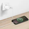 Adapter podwójny USB 65W, 2xUSB-C, biały